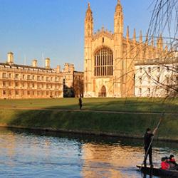 King's College Cambridge, from the Backs.