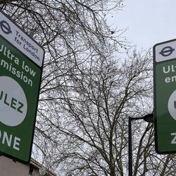 ULEZ signs in London