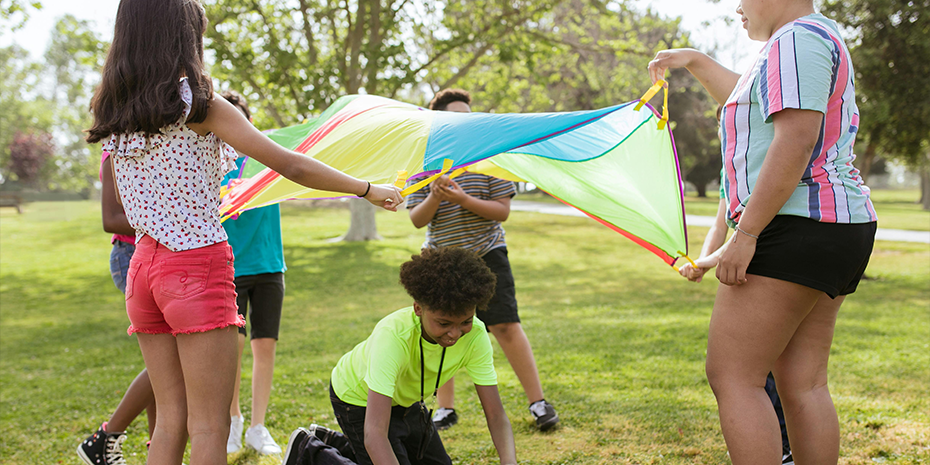 Children Play at Camp Twin Lakes