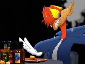 Donald Duck on Hot Ones