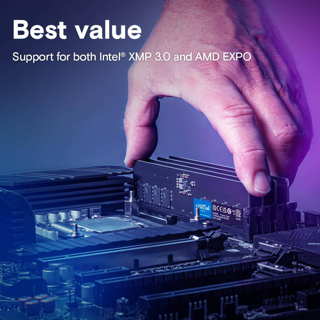 Crucial DDR5 - Not just faster. Better.