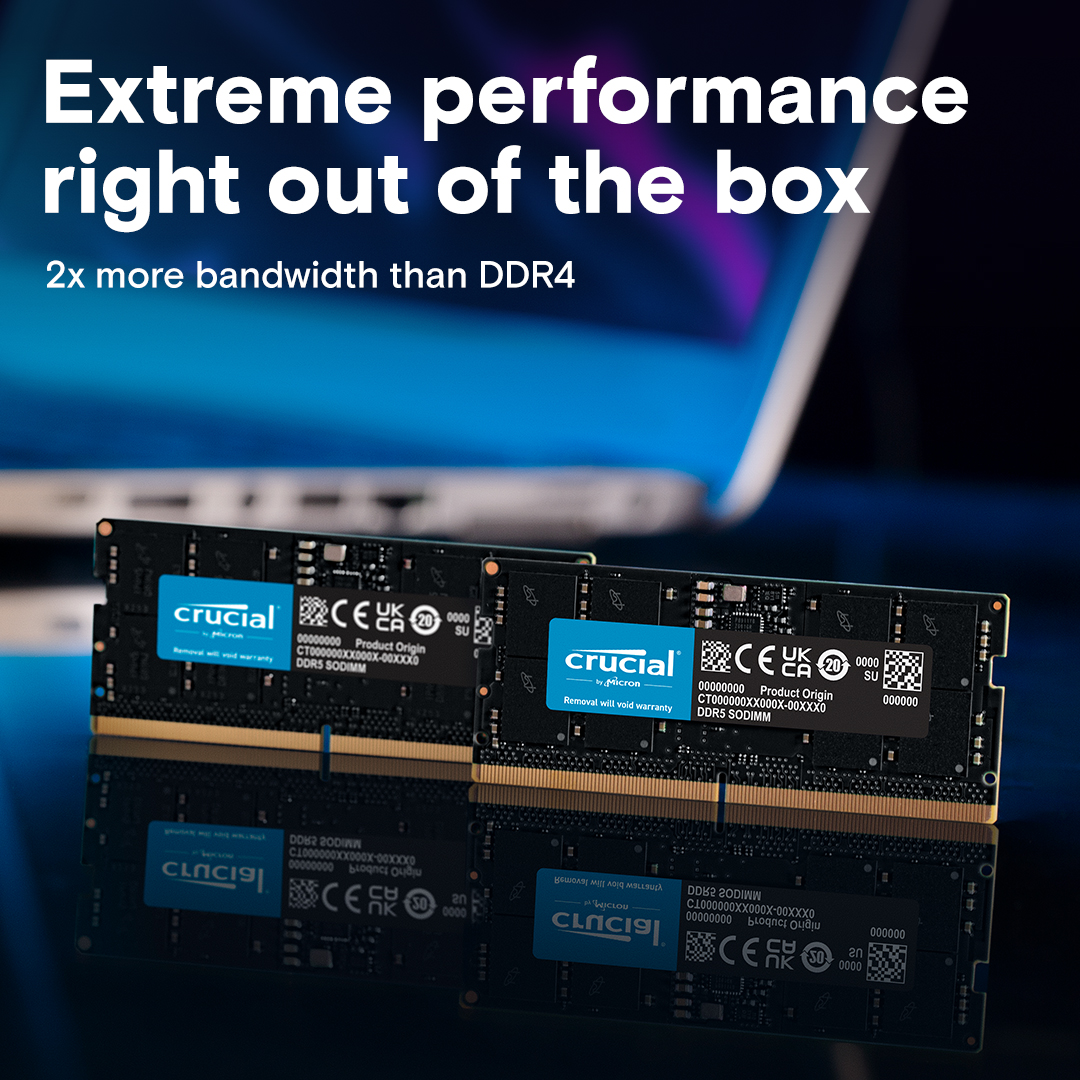 Crucial DDR5 - Not just faster. Better.