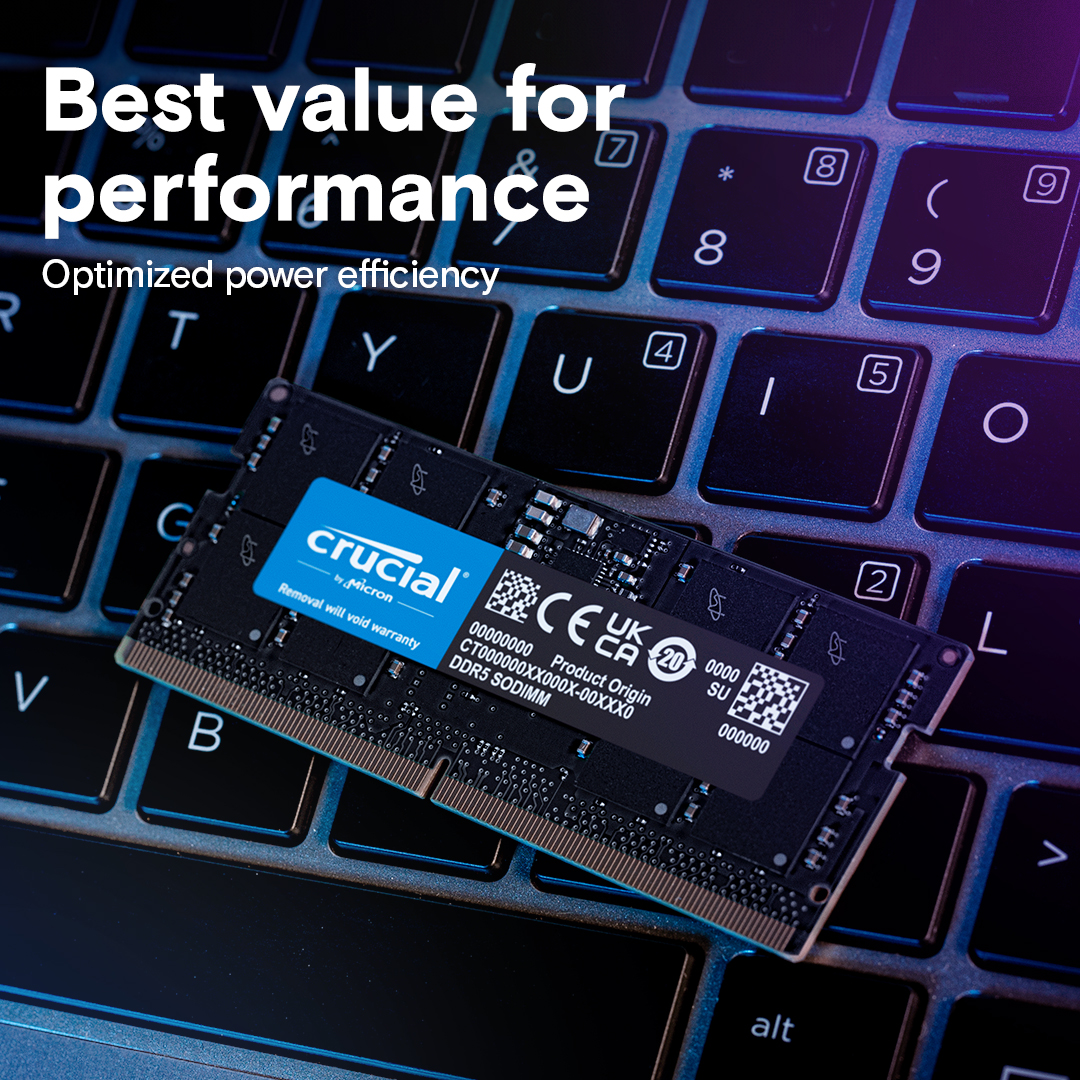 Crucial DDR5 - Not just faster. Better.