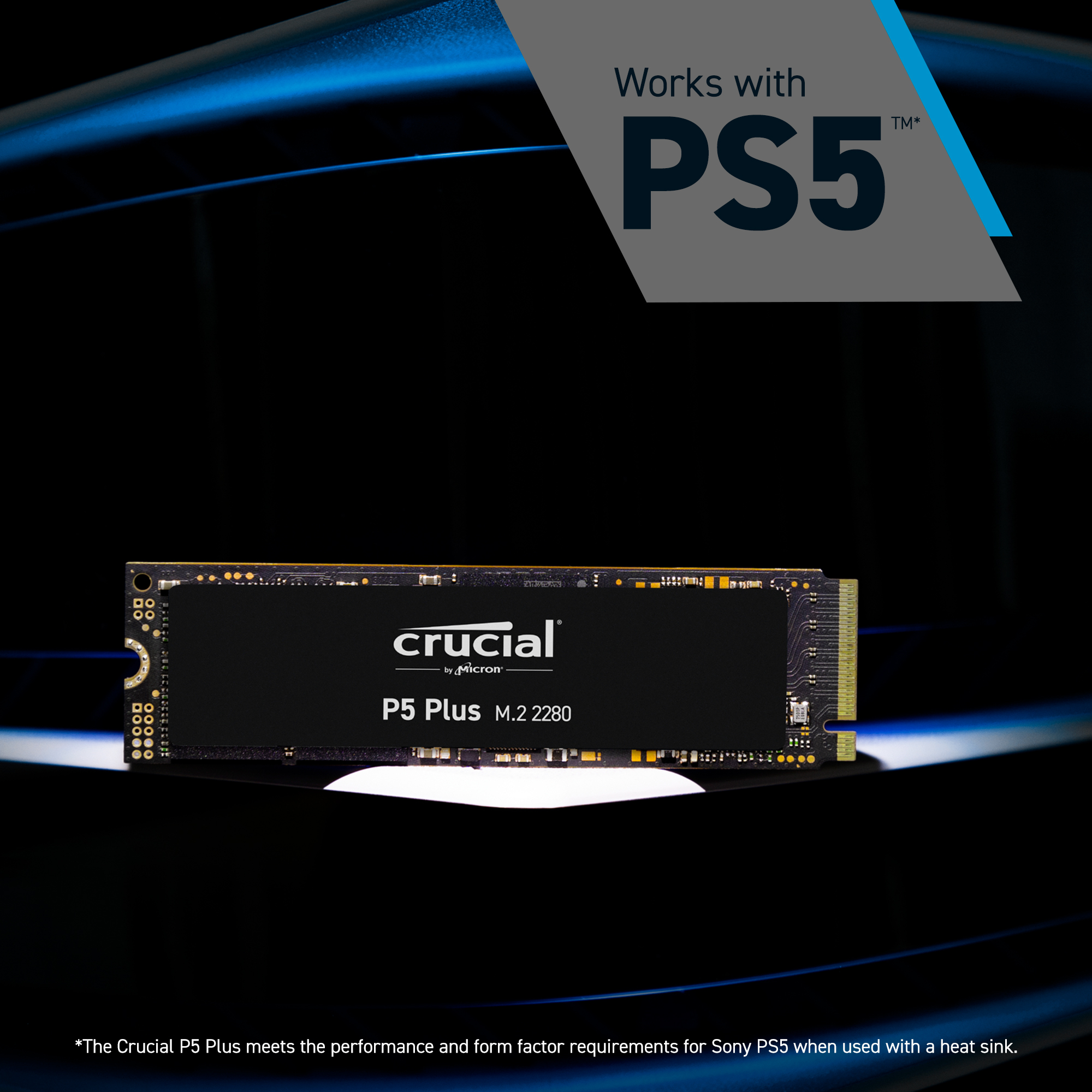 Crucial P5 Plus works with PS5