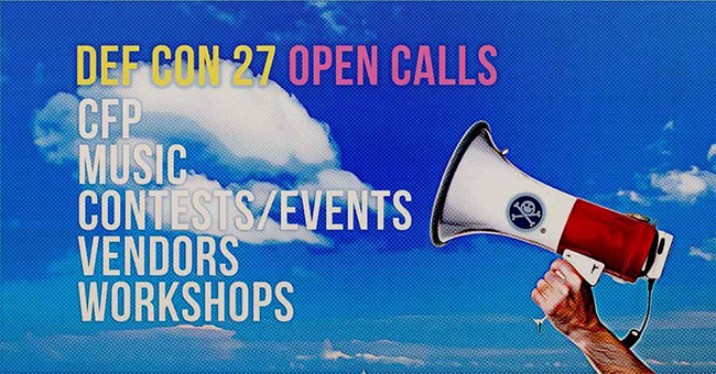 DEF CON 27 Call for Workshops image