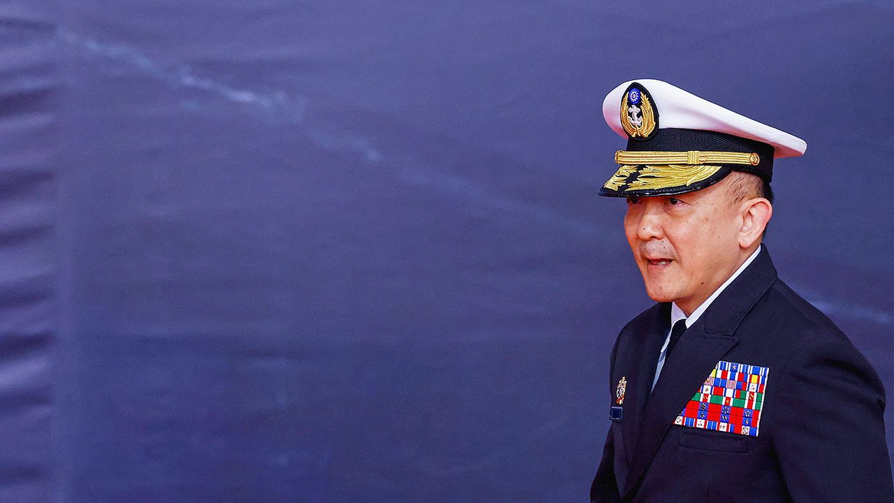 Taiwan Navy Commander Tang Hua