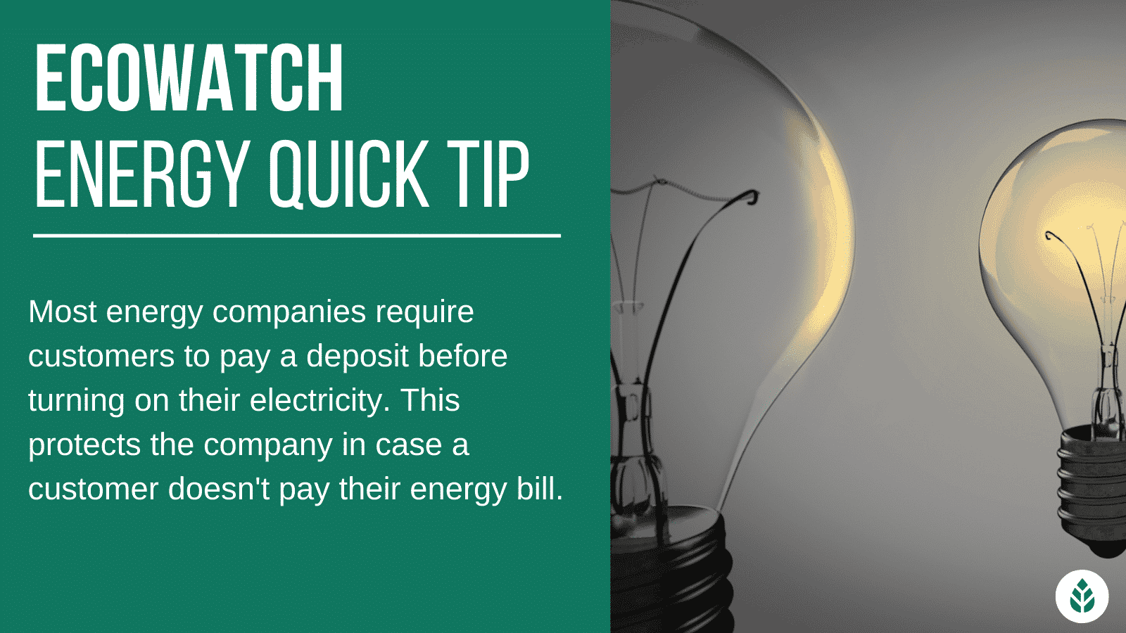 electricity deposit tip