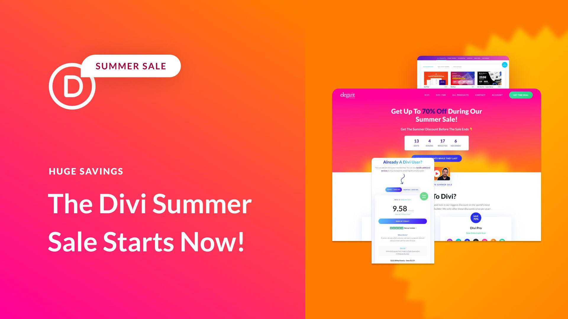 The Divi Summer Sale Starts Now!