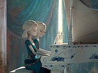 【3DCGアニメ】美しいピアノの音色に惹き寄せられて覗いてみたら...