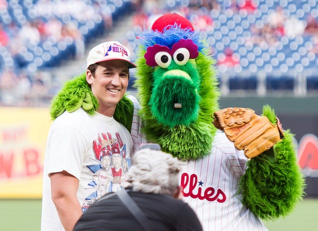 Miles teller at phillies game