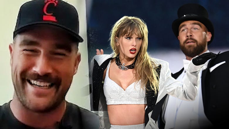 Travis Kelce Shares Secret About His Taylor Swift Performance on Stage at Eras Tour