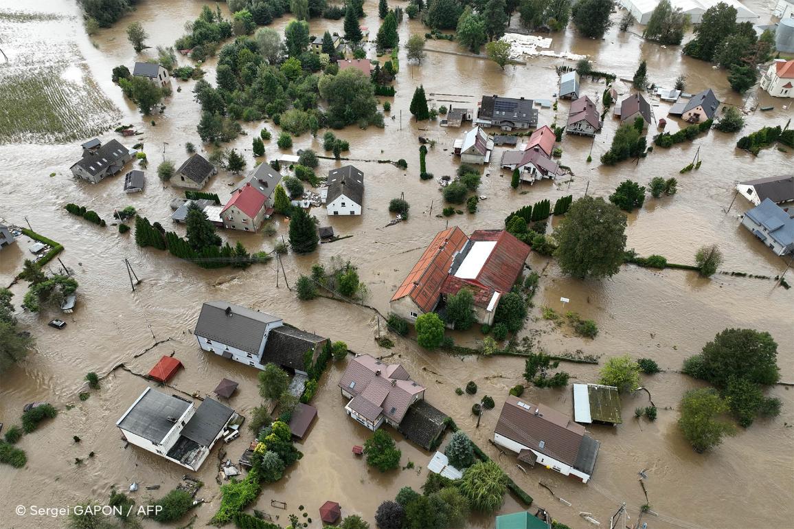 Devastating floods hit Central and Eastern Europe in September 2024 © Sergei Gapon/AFP