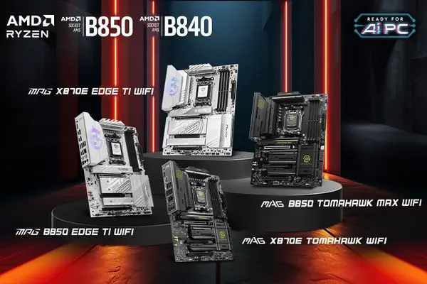 MSI Expands AMD B850 Series with Innovative Rear-Plug Designs