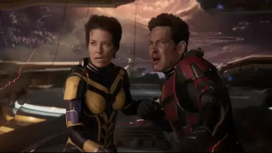 Ant-Man and The Wasp: Quantumania review: Paul Rudd and Evangeline Lilly in a scene from the movie,