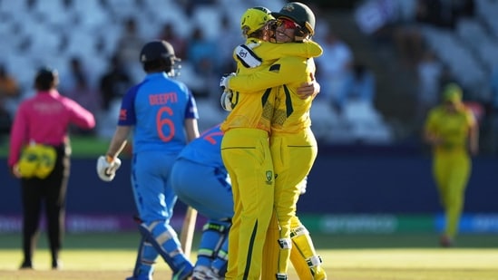 India crashed to a five-run defeat vs Australia in their semi-final fixture of the ongoing Women's T20 World Cup 2023, at the Newlands Cricket Ground in Cape Town.(REUTERS)