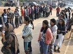 More than 75 per cent of the 21.6 lakh electors in Meghalaya cast their votes on Monday till 5 pm and the polling was peaceful, Chief Electoral Officer FR Kharkongor said.(PTI)