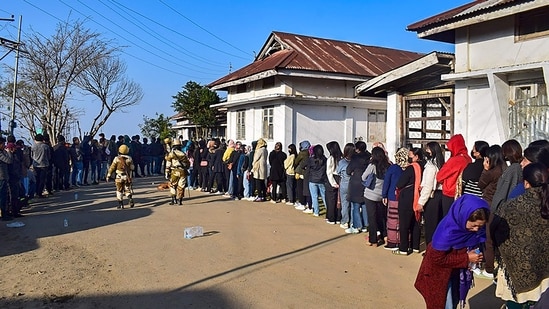 According to the Election Commission, 305 companies from various security forces have been deployed at the polling stations across the state to ensure a smooth and fair voting process. (PTI)