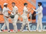 In response to India's first innings score of 571, Australia reached 175/2 and declared to draw the match. India won the series 2-1 and also qualified for the WTC Final.(AP)