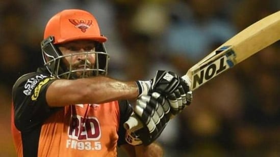 Yusuf Pathan in action for SRH.(PTI)