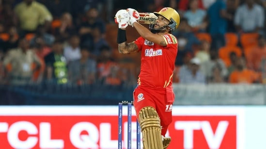 Punjab Kings' Shikhar Dhawan(IndianPremierLeague twitter)