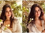 Katrina Kaif wishes her fans good morning in a unique way. She dropped a series of photos of herself from her balcony, in a comfy knitwear and tank top. (Instagram/@katrinakaif)