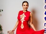 Malaika Arora's sartorial choices have always earned her a special spot in the best-dressed celebrities' list during all major star-studded events. The star loves dressing up in unmissable and swoon-worthy gowns for red-carpet occasions, casual separates for off-duty outings, kaftans for chilling at home, and more. Moreover, she proudly shows off her stretch marks in all these glamorous ensembles. Malaika's latest photoshoot backs our claim. (Instagram)
