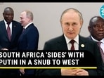 South Africa blocks Putin's arrest; Snubs ICC, West by granting diplomatic immunity to Kremlin boss