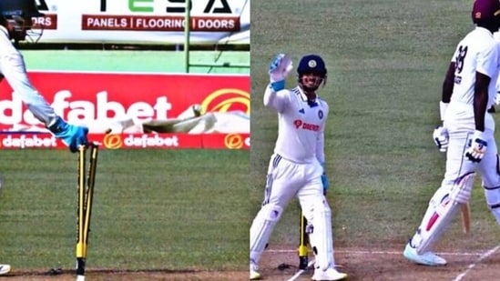 Ishan Kishan attempts to recreated Jonny Bairstow-like dismissal against Jason Holder