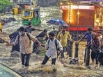 Authorities have declared holidays for all schools and colleges in Raigad district till Thursday amid the ‘red alert’ issued by the weather department. The Meteorological Department has issued a ‘red’ alert for the district. (ANI)