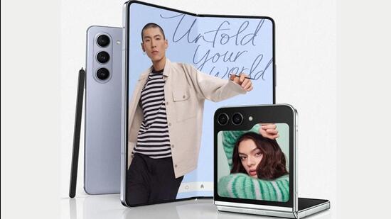 The Galaxy Z Fold5 has the expected upgrade for the processor, with the Qualcomm Snapdragon 8 Gen 2 (Image: Press image)