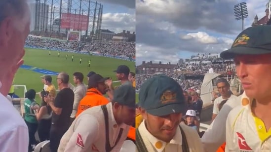 Usman Khawaja and Marnus Labuschagne were left furious at an England spectator