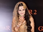 Ameesha Patel is back as Sakeena after 22 years of Gadar: Ek Prem Katha. She was even dressed like her character at the Gadar 2 premiere in a traditional ensemble with heavy jewellery. 