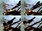 India, on August 23, became the fourth country to have successfully landed on the moon’s surface and the first to land on the South Pole. Indian Space Research Organisation (ISRO) on Thursday shared a video of the Pragyan rover rolling out of Chandrayaan-3 Vikram lander and walking on the lunar surface.  (PTI)