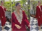 Kareena Kapoor Khan attended an event in Mumbai dressed in a sizzling red Indo-Western ensemble. If looks could kill, Kareena's jaw-dropping sartorial choice would be proof. Scroll through to check out her pictures in the steal-worthy outfit. (Instagram)