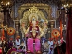 Mumbai’s famous Lalbaugcha Raja’s first look was unveiled on Friday evening, days ahead of the Ganesh Chaturthi festival. The 10-day-long Ganesh Chaturthi festival will start on September 19 this year. It starts with 'Chaturthi'  and ends with 'Anantha Chaturdashi'. (ANI)
