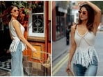 Vaani Kapoor, who is currently vacationing in London, recently treated her fans with photos from her stay. Her post showcases her elevating the crochet fashion trend to new heights. (Instagram/@_vaanikapoor_)