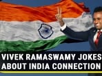 VIVEK RAMASWAMY JOKES ABOUT INDIA CONNECTION