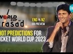 Venkatesh Prasad shares his World Cup predictions as the tournament kicks off