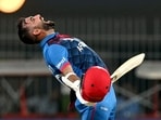 Afghanistan created history, sealing their first-ever win against Pakistan in cricket history, in ODI 22 of the ongoing 2023 World Cup in Chennai on Monday.(PTI)