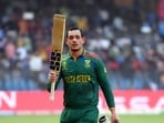 South Africa climbed to second position in the league table, with a dominant 149-run victory against Bangladesh in ODI 23 of the ongoing 2023 World Cup, in Mumbai on Tuesday.(ICC Twitter)