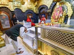 Prime Minister Narendra Modi on Thursday performed puja at the revered Shri Saibaba Samadhi Temple in Shirdi and offered prayers there. (PTI)