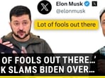 Musk Mocks Biden Over U.S. Aid To Ukraine