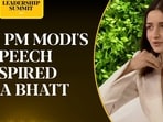 Alia Bhatt Talks About Modi's Speech That Inspires Her 