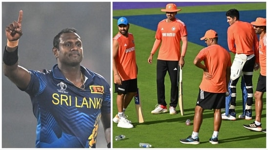 The India pacer lashed out at 'timed-out' Angelo Mathews on social media(AFP)