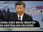 China's sonar attack on Australian divers