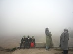 Businesses and services faced difficulties due to the fog, dealing with delays and disruptions in their operations. (HT Photo/Waseem Andrabi)