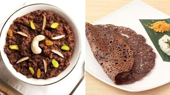 Ragi is quite high in calcium content (350 mg), which makes it a wonder food for women. (Ragi desserts, Pinterest)