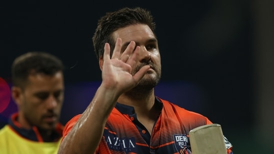 Rilee Rossouw during the Abu Dhabi T10 League(Abu Dhabi T10)