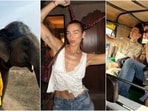 Dua Lipa arrived in India to enjoy a year-end vacation with her family. The three-time Grammy winner travelled around Delhi and Jodhpur, Rajasthan, and even shared pictures from the holiday with her millions of fans on social media. The family's vacation album showed them visiting historical monuments in these places. Scroll down to check out some snippets. (Instagram)