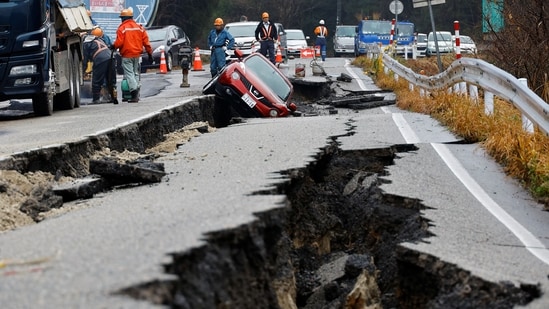 “More than 40 hours have passed. This is a race against time, and I feel that we are at a critical moment,” Prime Minister Fumio Kishida told reporters. “We have received reports many people are still waiting for rescue under collapsed buildings.” (REUTERS)